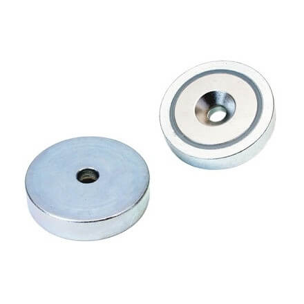 Innkapslet magnet â neodym â boring/forsenket hull