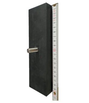 Gummimagnet rektangulÃ¦r - blÃ¥