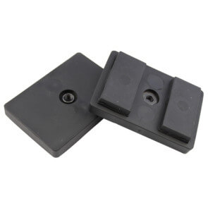 Protego Gummimagnet - rektangulÃ¦r - magnetblok - 1 gevind